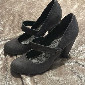 Stylish Grey Mary Jane Women's Shoes